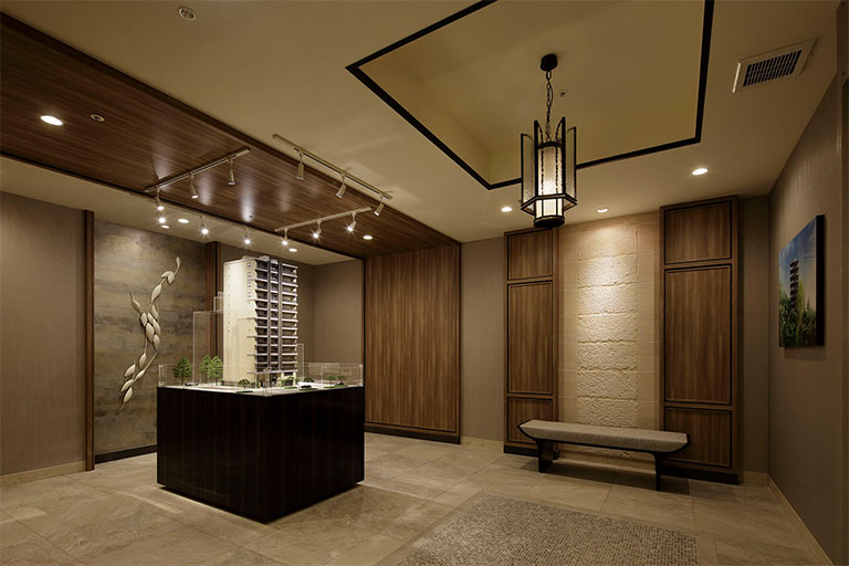 本体のエントランス再現コーナーです。